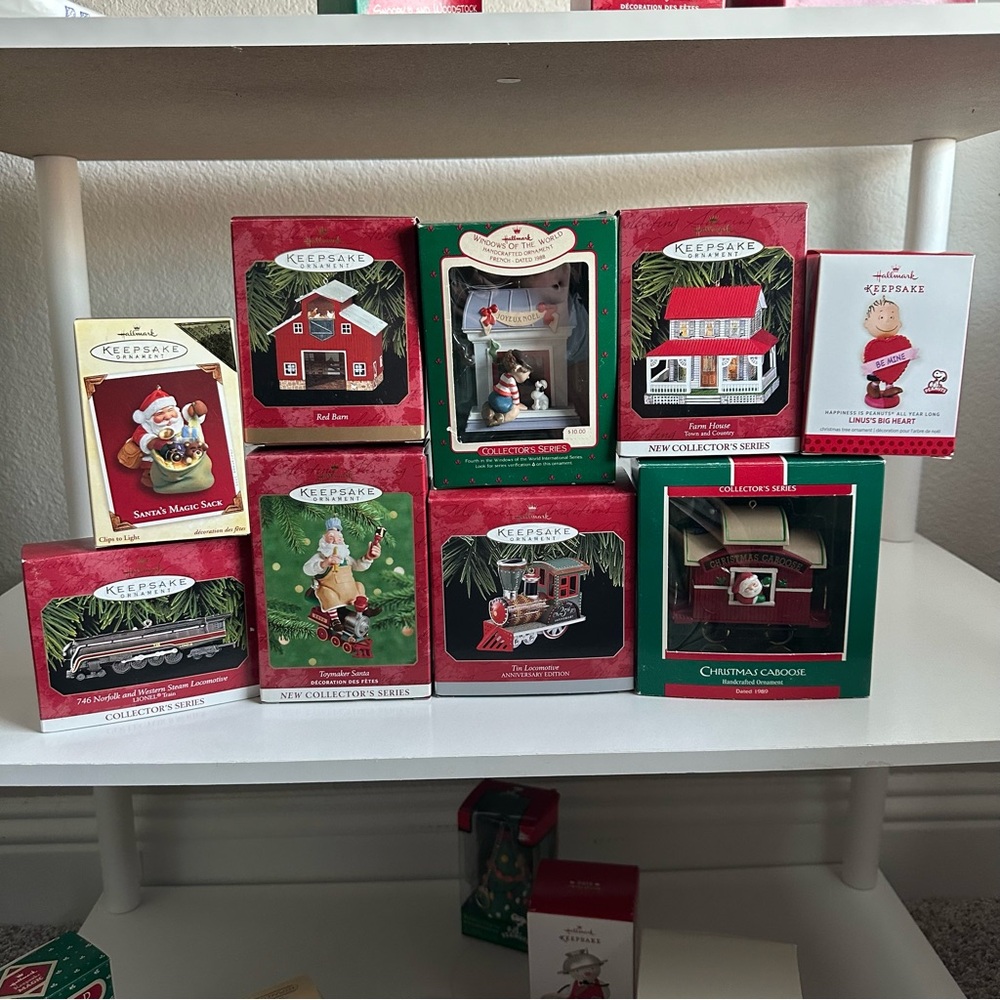 Hallmark Keepsake Collectible Ornaments Set of 9